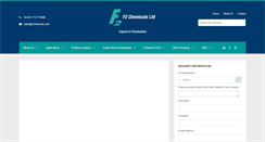 Desktop Screenshot of f2chemicals.com