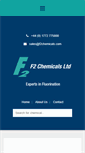 Mobile Screenshot of f2chemicals.com