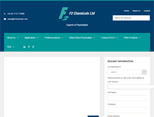 Tablet Screenshot of f2chemicals.com